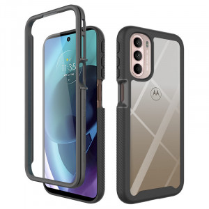 Husa telefon Motorola Moto G51 5G + Folie - Techsuit Defense360 Pro - Black - Img 1