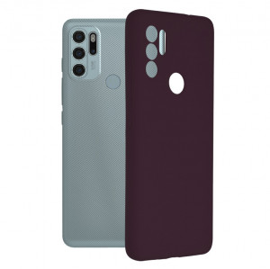 Husa telefon Motorola Moto G60S - Techsuit Soft Edge Silicone - Plum Violet - Img 1