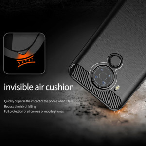 Husa telefon Nokia 5.4 - Techsuit Carbon Silicone - Black - Img 3