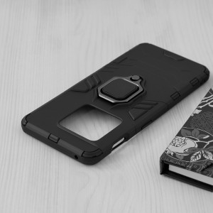 Husa telefon OnePlus 10 Pro - Techsuit Silicone Shield - Black - Img 3