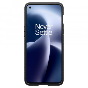 Husa telefon OnePlus Nord 2T - Spigen Liquid Air - Matte Black - Img 4