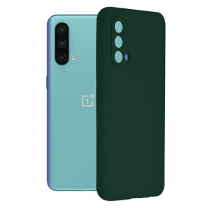 Husa telefon OnePlus Nord CE 5G - Techsuit Soft Edge Silicone - Dark Green - Img 1