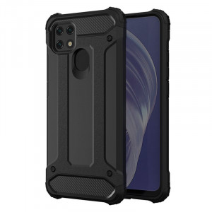 Husa telefon Oppo A15 / A15s - Techsuit Hybrid Armor - Black - Img 1
