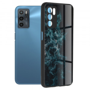 Husa telefon Oppo A16 / A16s / A54s - Techsuit Glaze Series - Blue Nebula - Img 1