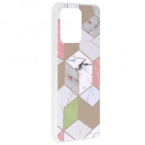 Husa telefon Oppo A94 4G / Reno5 Lite - Techsuit Marble Series - Purple Hex - Img 2