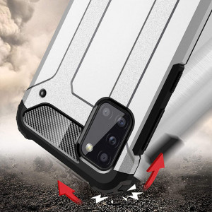 Husa telefon Oppo Reno5 Pro 5G - Techsuit Hybrid Armor - Black - Img 4