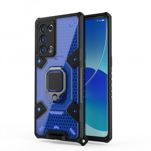 Husa telefon Oppo Reno6 Pro 5G (Snapdragon) - Techsuit Honeycomb Armor - Blue - Img 2