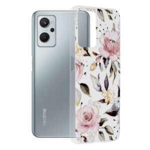 Husa telefon Realme 9i / Oppo A76 / Oppo A96 - Techsuit Marble Series - Chloe White