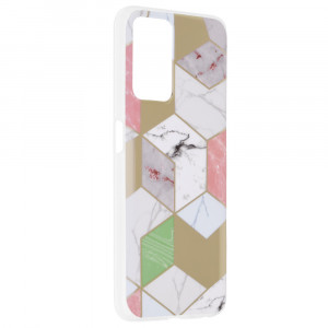 Husa telefon Realme 9i / Oppo A76 / Oppo A96 - Techsuit Marble Series - Purple Hex - Img 2