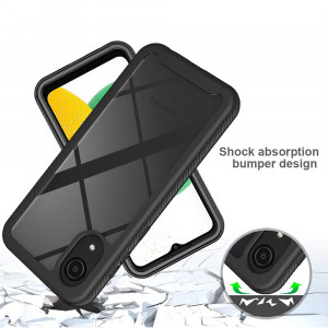 Husa telefon Samsung Galaxy A03 Core + Folie - Techsuit Defense360 Pro - Black - Img 2