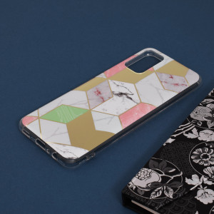 Husa telefon Samsung Galaxy A03s - Techsuit Marble Series - Purple Hex - Img 4