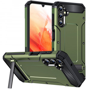 Husa telefon Samsung Galaxy A14 4G / A14 5G - Techsuit Hybrid Armor Kickstand - Green
