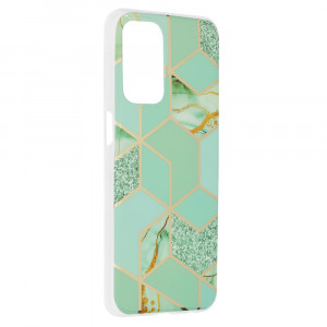 Husa telefon Samsung Galaxy A23 / A23 5G - Techsuit Marble Series - Green Hex - Img 2