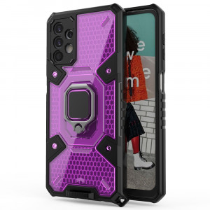 Husa telefon Samsung Galaxy A32 5G - Techsuit Honeycomb Armor - Rose-Violet - Img 1
