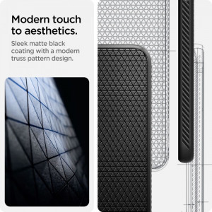 Husa telefon Samsung Galaxy A33 5G - Spigen Liquid Air - Matte Black - Img 4