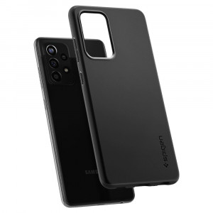 Husa telefon Samsung Galaxy A52 4G / A52 5G / A52s 5G - Spigen Thin Fit - Black - Img 2