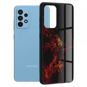 Husa telefon Samsung Galaxy A52 4G / A52 5G / A52s 5G - Techsuit Glaze Series - Red Nebula - Img 1