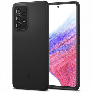 Husa telefon Samsung Galaxy A53 5G - Spigen Thin Fit - Black - Img 1