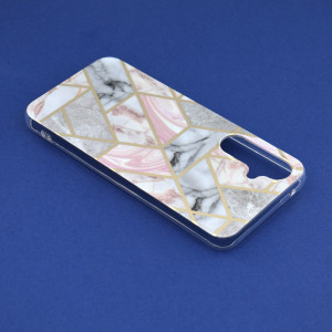 Husa telefon Samsung Galaxy A54 - Techsuit Marble Series - Pink Hex - Img 3