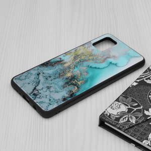 Husa telefon Samsung Galaxy A71 4G - Techsuit Glaze Series - Blue Ocean - Img 3