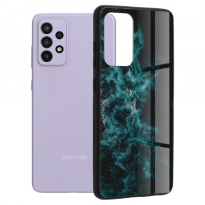 Husa telefon Samsung Galaxy A72 4G / A72 5G - Techsuit Glaze Series - Blue Nebula - Img 1
