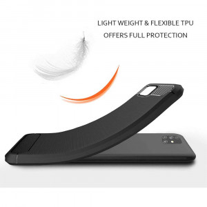 Husa telefon Samsung Galaxy M51 - Techsuit Carbon Silicone - Black - Img 4