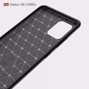 Husa telefon Samsung Galaxy Note 10 Lite - Techsuit Carbon Silicone - Black - Img 3