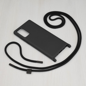 Husa telefon Samsung Galaxy Note 20 4G / Note 20 5G - Techsuit Crossbody Lanyard - Black - Img 2