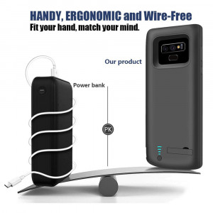 Husa telefon Samsung Galaxy Note 9 cu Baterie de 5000mAh - Techsuit Power Pro - Black - Img 4