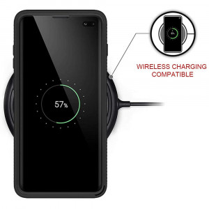 Husa telefon Samsung Galaxy S10 + Folie - Techsuit Defense360 Pro - Black - Img 2