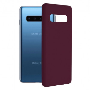 Husa telefon Samsung Galaxy S10 - Techsuit Soft Edge Silicone - Plum Violet