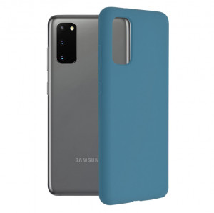 Husa telefon Samsung Galaxy S20 4G / S20 5G - Techsuit Soft Edge Silicone - Denim Blue