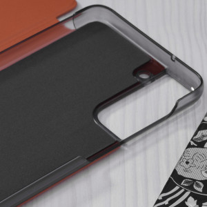 Husa telefon Samsung Galaxy S21 FE 5G - Techsuit eFold Series - Orange - Img 3