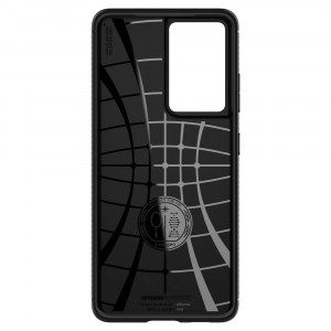 Husa telefon Samsung Galaxy S21 Ultra 5G - Spigen Rugged Armor - Black - Img 4
