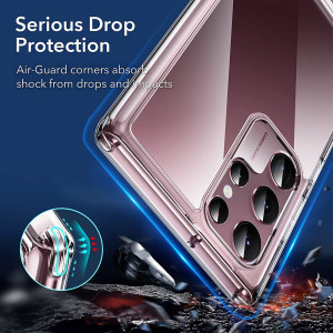Husa telefon Samsung Galaxy S22 Ultra 5G - ESR Air Shield Boost Kickstand - Clear - Img 4