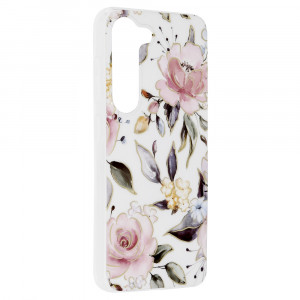Husa telefon Samsung Galaxy S23 - Techsuit Marble Series - Chloe White - Img 2