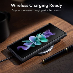 Husa telefon Samsung Galaxy S23 Ultra - ESR Classic Kickstand - Clear Black - Img 2