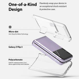 Husa telefon Samsung Galaxy Z Flip3 5G - Ringke SLIM - Black - Img 2