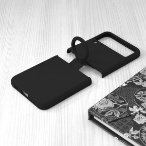 Husa telefon Samsung Galaxy Z Flip3 5G - Techsuit Soft Edge Silicone - Black - Img 3