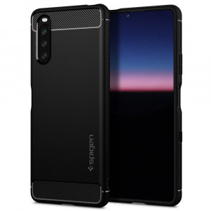 Husa telefon Sony Xperia 10 III - Spigen Rugged Armor - Black - Img 1