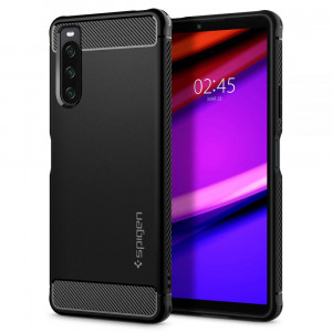 Husa telefon Sony Xperia 10 IV - Spigen Rugged Armor - Black - Img 1