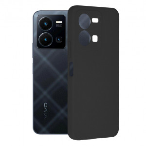 Husa telefon Vivo Y35 - Techsuit Soft Edge Silicone - Black - Img 1