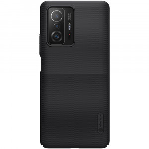 Husa telefon Xiaomi 11T / 11T Pro - Nillkin Super Frosted Shield - Black - Img 1