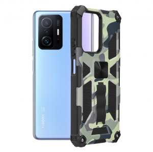 Husa telefon Xiaomi 11T / 11T Pro - Techsuit Blazor Series - Camo Lime - Img 1