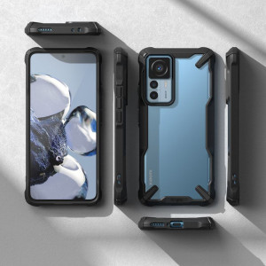 Husa telefon Xiaomi 12T / 12T Pro - Ringke Fusion X - Black - Img 4