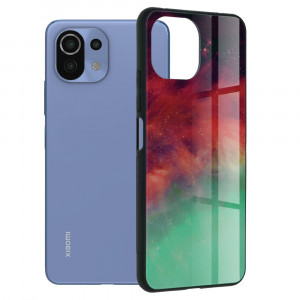 Husa telefon Xiaomi Mi 11 Lite / Mi 11 Lite 5G / 11 Lite 5G NE - Techsuit Glaze Series - Fiery Ocean - Img 1