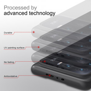 Husa telefon Xiaomi Mi 11 Ultra - Nillkin Super Frosted Shield - Black - Img 2