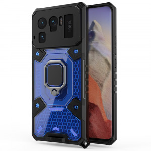 Husa telefon Xiaomi Mi 11 Ultra - Techsuit Honeycomb Armor - Blue - Img 1