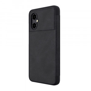 Husa telefon Xiaomi Poco M4 5G - Nillkin QIN Leather Case - Black - Img 2
