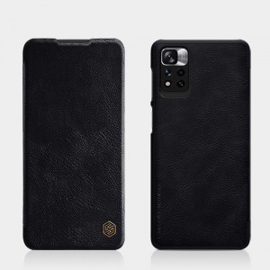 Husa telefon Xiaomi Poco M4 Pro 5G - Nillkin QIN Leather Case - Black - Img 3